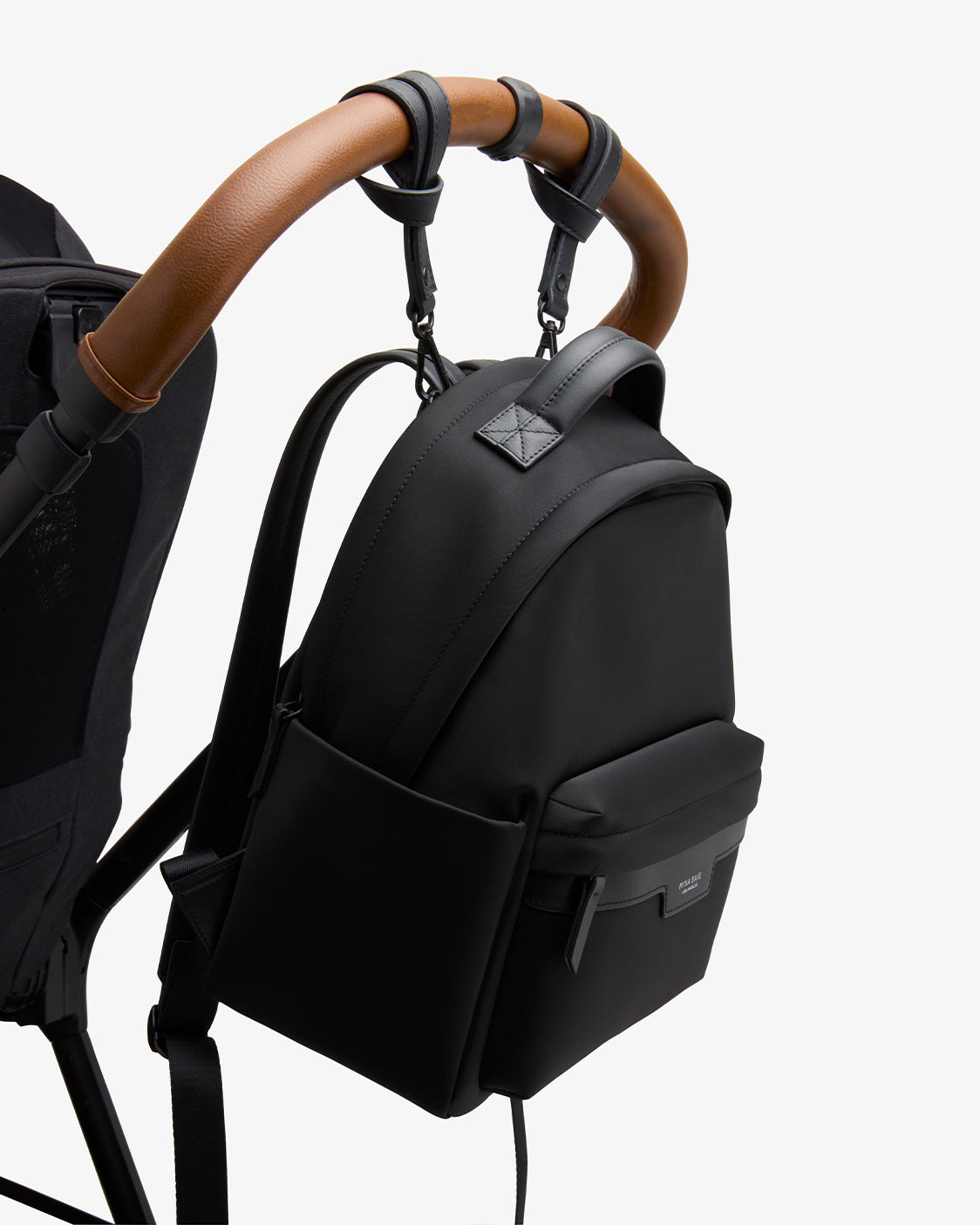 Nostra Nylon Diaper Backpack with Insulated Bottle Pockets and Key Leash - Image 19