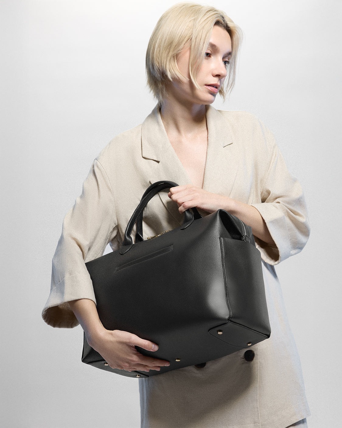 Nostra Vegan Leather Convertible Shoulder Crossbody Backpack Bag - Image 27