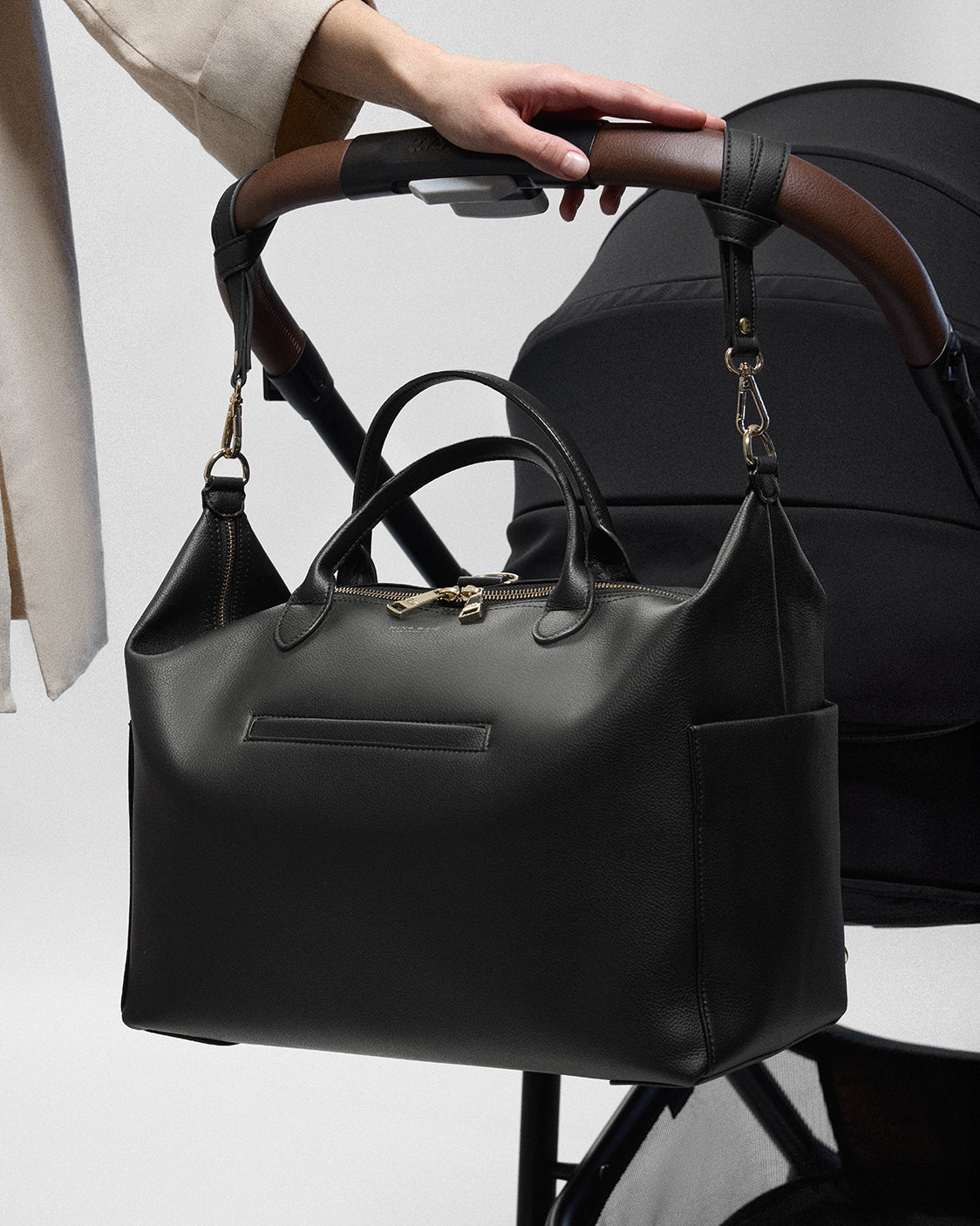 Nostra Vegan Leather Convertible Shoulder Crossbody Backpack Bag - Image 29