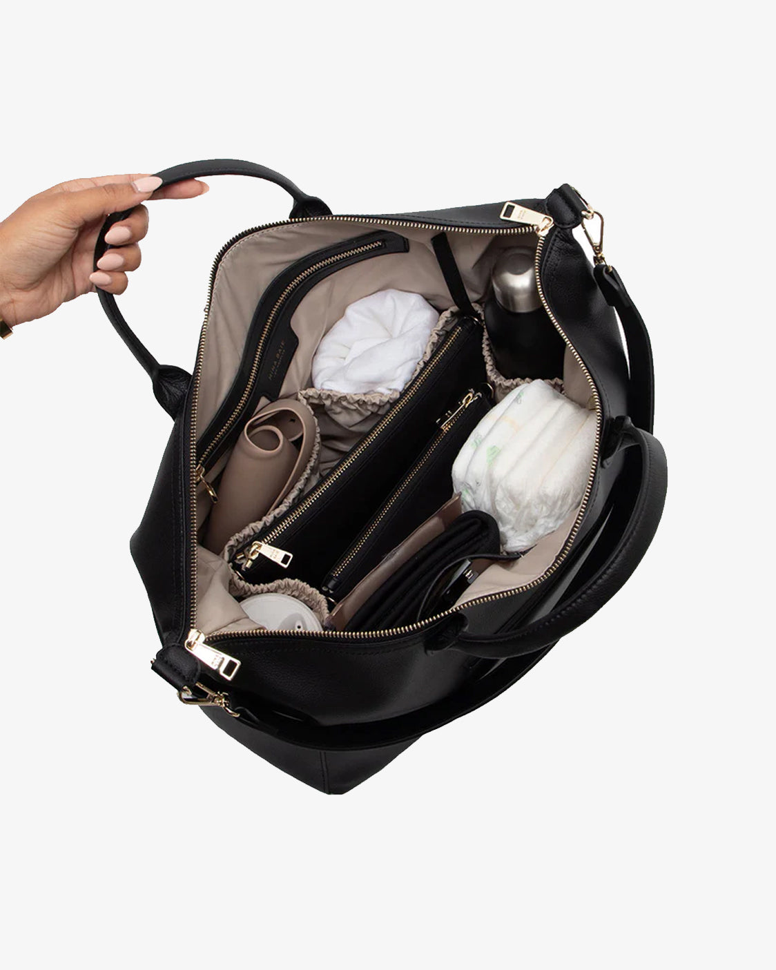 Nostra Vegan Leather Convertible Shoulder Crossbody Backpack Bag - Image 30