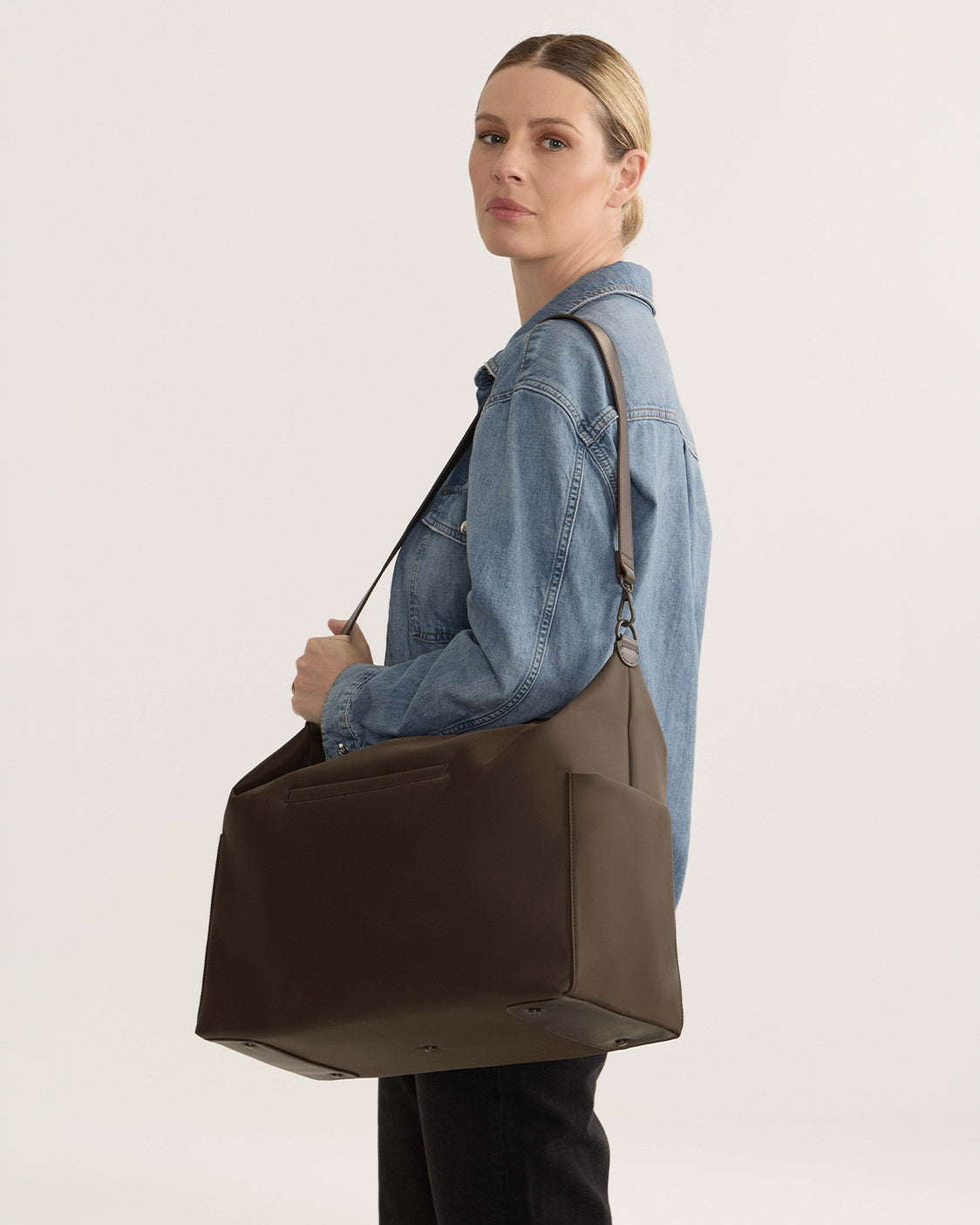 Nostra Nylon Carryall Bag with Luggage Sleeve and Multiple Pockets - Image 16