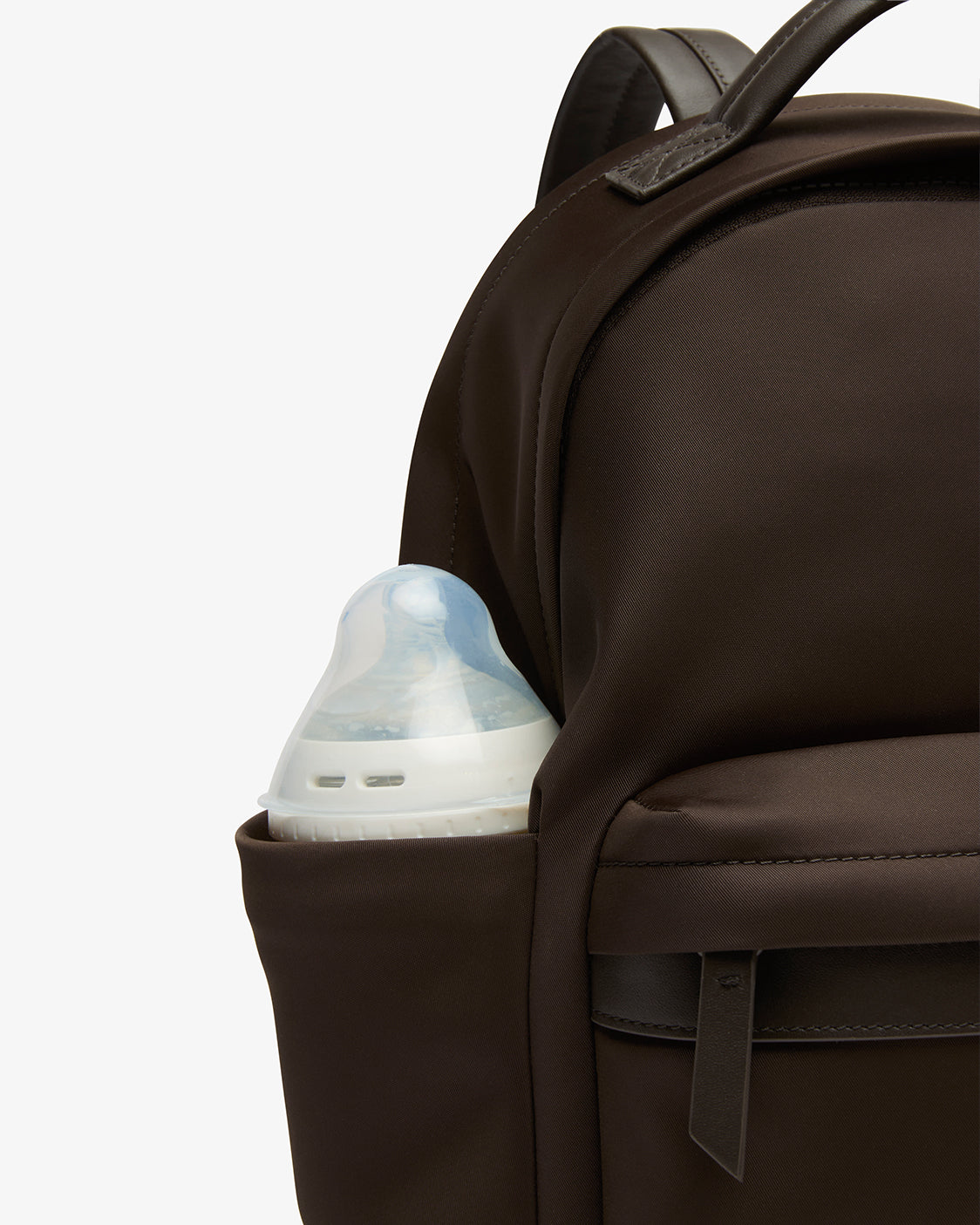Nostra Nylon Diaper Backpack with Insulated Bottle Pockets and Key Leash - Image 14
