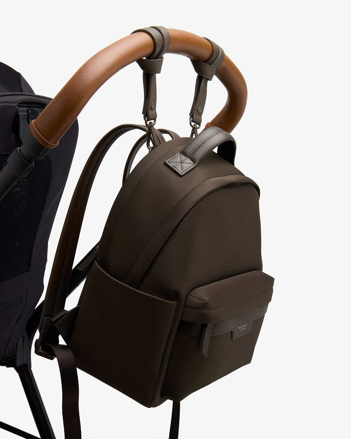 Nostra Nylon Diaper Backpack with Insulated Bottle Pockets and Key Leash - Image 12