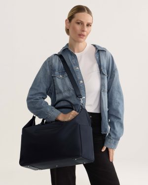 Alternative view of Nostra Nylon Carryall Bag with Luggage Sleeve and Multiple Pockets