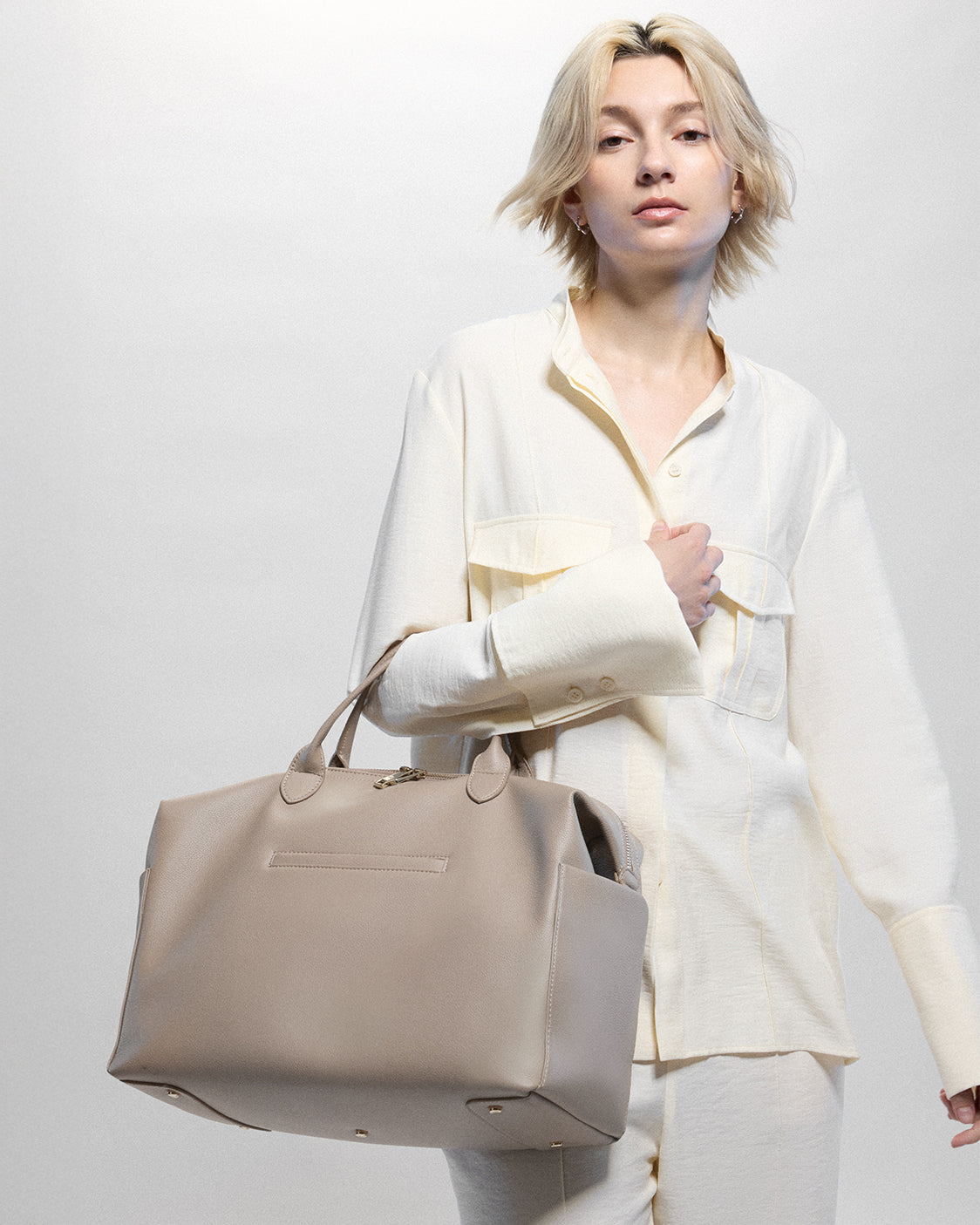 Nostra Vegan Leather Convertible Shoulder Crossbody Backpack Bag - Image 39