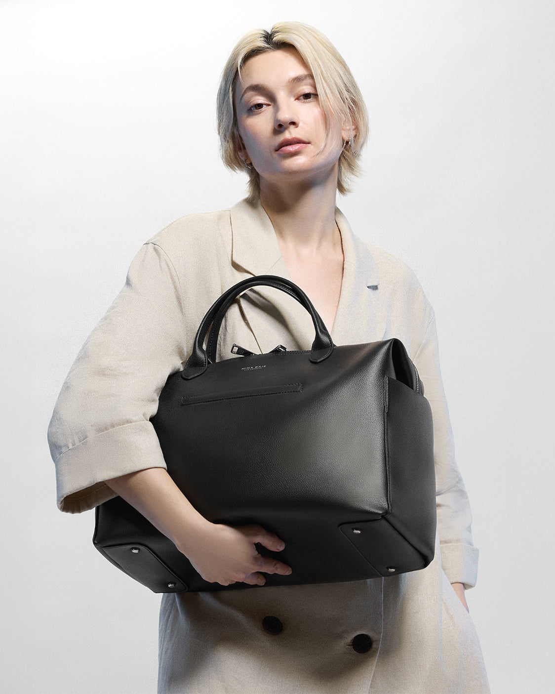 Nostra Vegan Leather Convertible Shoulder Crossbody Backpack Bag - Image 45