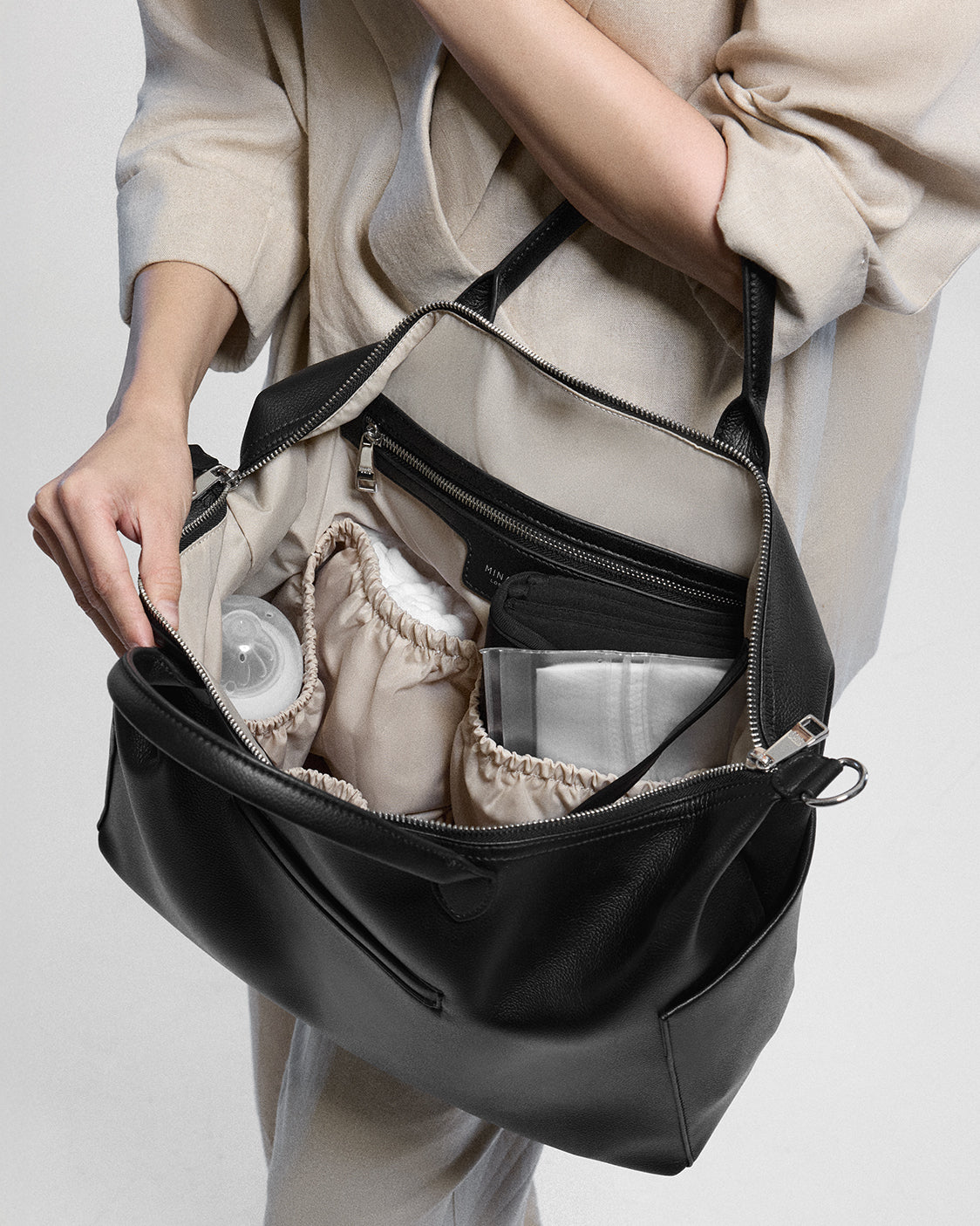 Nostra Vegan Leather Convertible Shoulder Crossbody Backpack Bag - Image 48