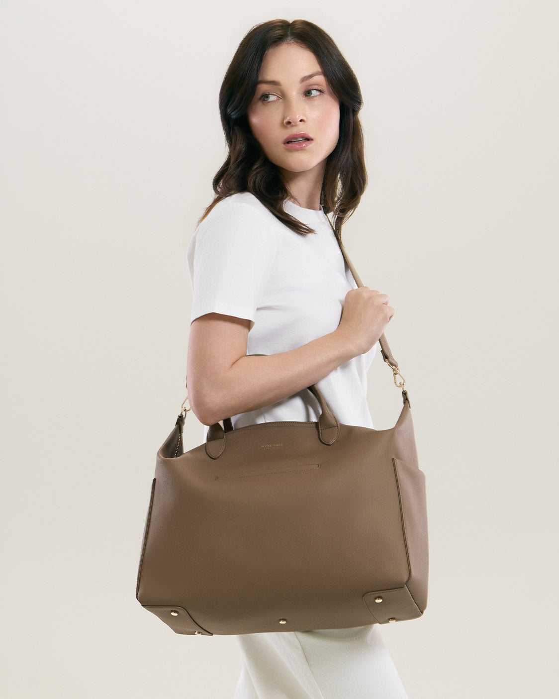 Nostra Vegan Leather Convertible Shoulder Crossbody Backpack Bag - Image 50