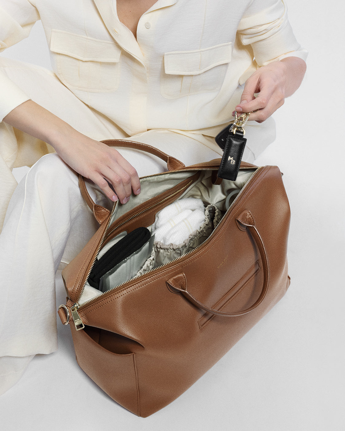 Nostra Vegan Leather Convertible Shoulder Crossbody Backpack Bag - Image 17