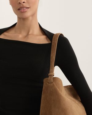 Alternative view of Nostra Suede Shoulder Strap with Wide Strap Design